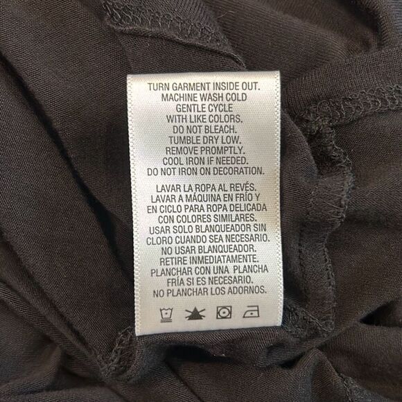 #287 Jacqueline Smith, black/gold and silver embellished tunic top size 2X - Picture 12 of 12